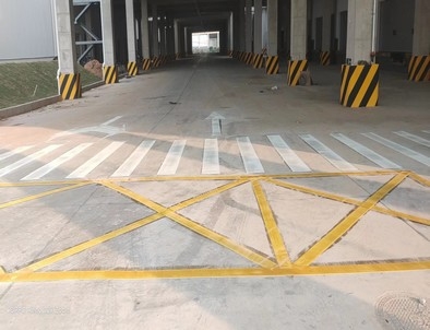 铜陵铜陵厂区道路标线施工
