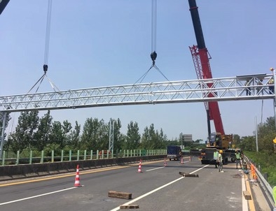 铜陵铜陵门架标牌施工现场