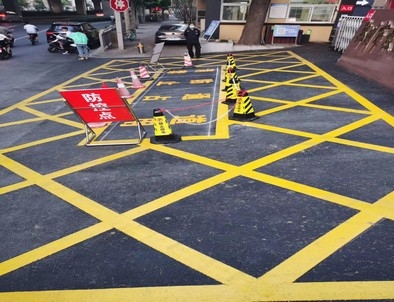 铜陵铜陵厂区划线，园区停车场划线，车库标识标线